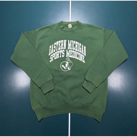 Soffe Other - Vintage Eastern Michigan University Sports Medicine Crewneck Sweatshirt XL 80s‎